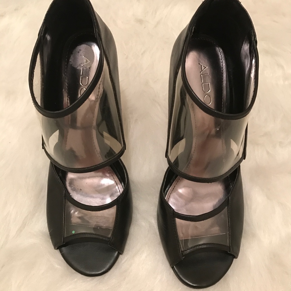 Aldo Lucite wedges